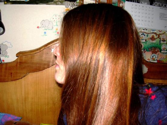 Girl with straight Red hair