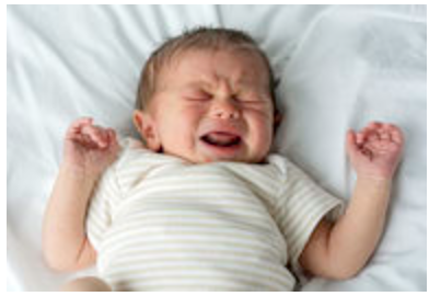 Human Male White Newborn Baby Crying