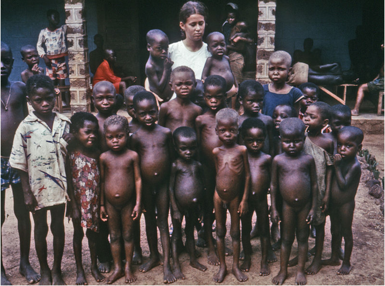 Children in an orphanage in Nigeria
