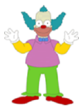 Krusty the Clown from The Simpsons.