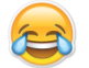 Crying laughing emoji