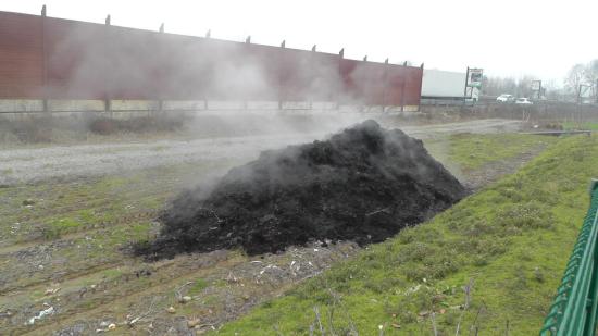 Compost steaming
