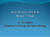 Thumbnail for the embedded element "Histology: Muscle"