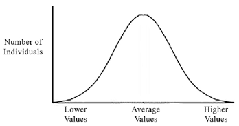 Classic bell curve