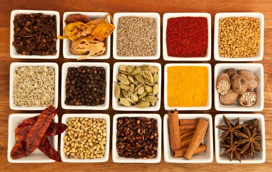 Various Indian Spices