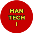 red circle with letters man tech 1