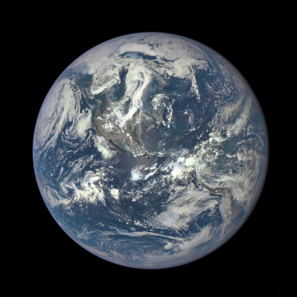 Photo depicts Earth from space.