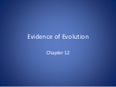 Thumbnail for the embedded element "Evidence of evolution updated"