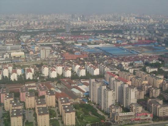 High density sprawl in Shanghai China