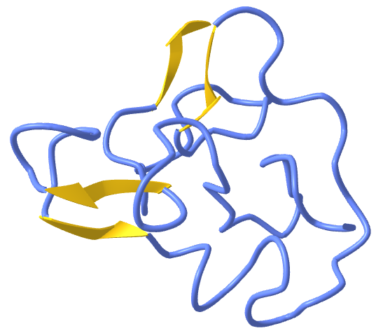 Few Secondary Structures - HIV-1 TAT (Transactivating) Protein (1JFW).png