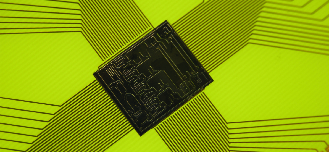 Imagen de un chip de computadora.