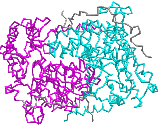 Alignment of 5-aminolevulinic acid synthase with free PLP (5TXR) and with and with covalently attached PLP (5TXT ).png
