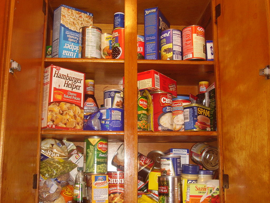 Food in pantry