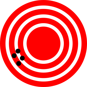 File:High precision Low accuracy.svg