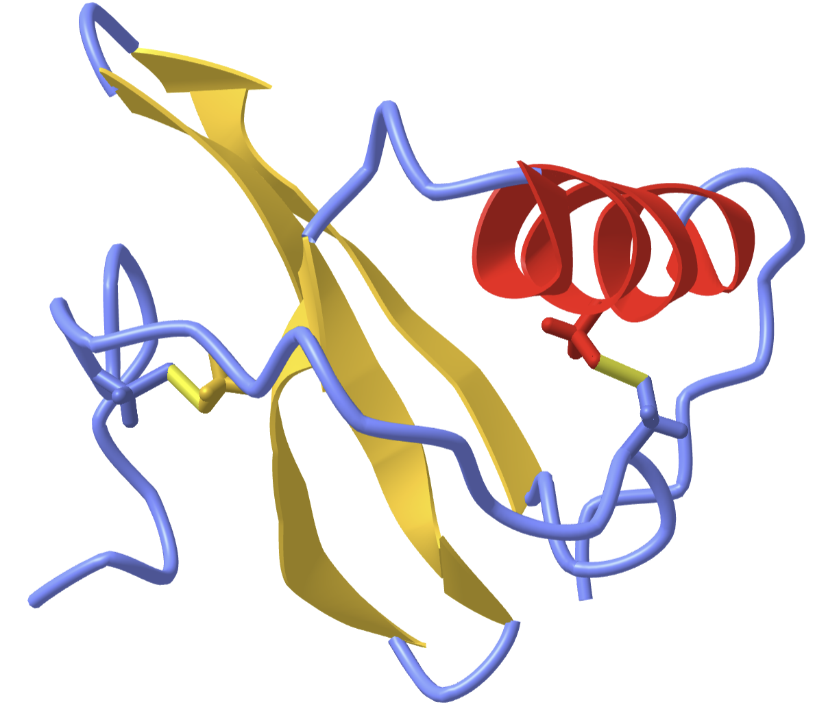 Monomeric XCL1 (lymphotactin, PDB 2HDM).png