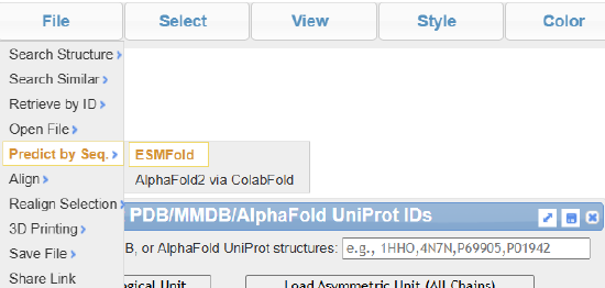 Screenshot of a software interface displaying file options, alignment settings, and product ID information.