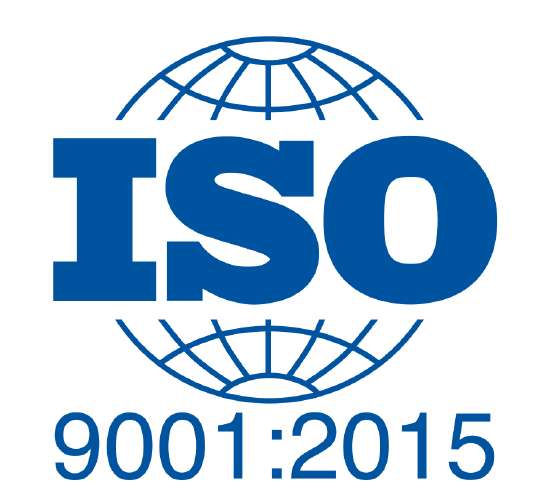 the ISO 9001:2015 logo